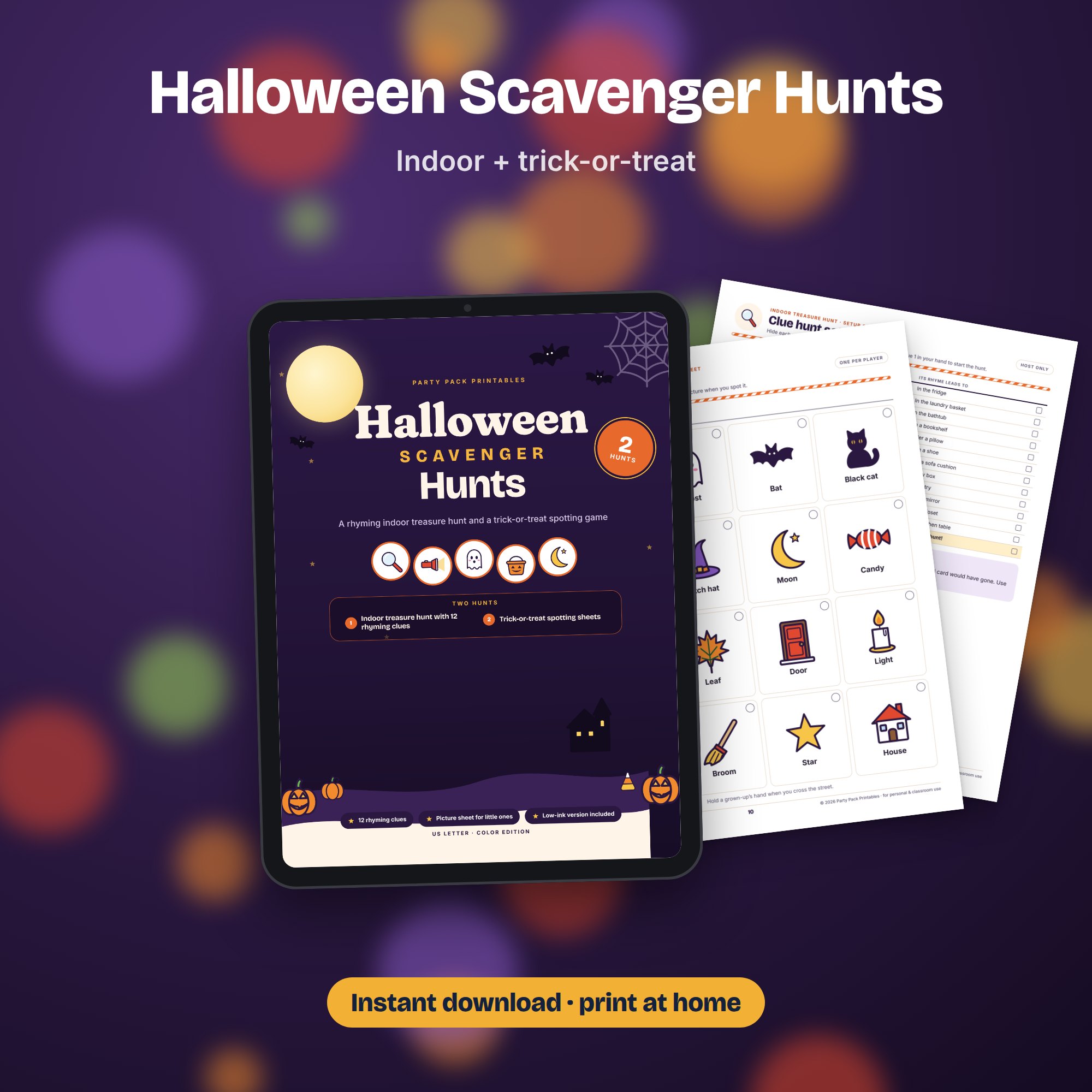 Halloween Scavenger Hunts, preview 4 of 4 (opens full size)